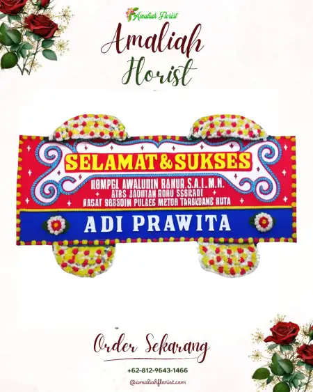 Papan Bunga Ucapan Selamat Embaloh Hilir